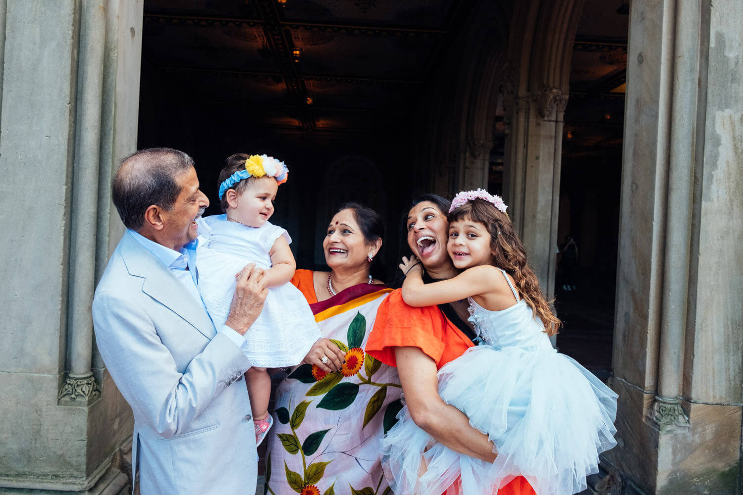 Central Park Family Photos with Grandparents